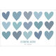 Blue Multi Hearts Placemats Image 2 of 2